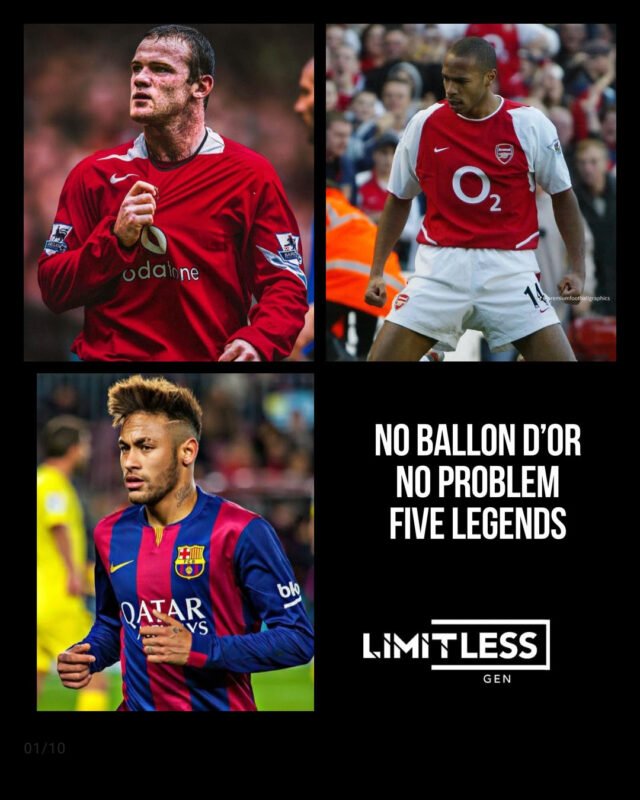 No Ballon D’or – No Problem Five Legends